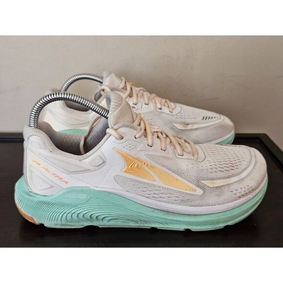 Altra Shoes - Altra Paradigm 6 EGO MAX Womens Sneaker Shoes Size 9.5 White Green Running Gym